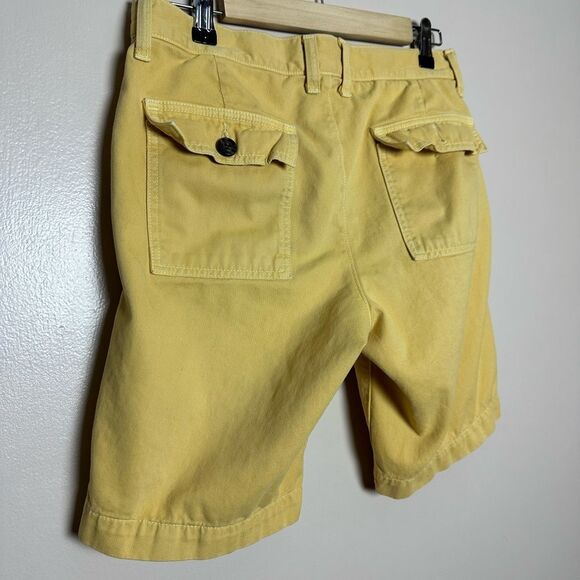 CLEARANCE! Men’s Yellow Vince Patch Pocket Shorts Size 28 VGUC - Picture 4 of 6